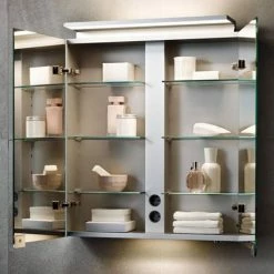 Keuco Royal L1 800mm 2-Door LED Mirror Cabinet -Bathroom Mirrors Shop 13602171331 D1 460