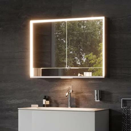 14304171331_D1_460.jpg Keuco Royal Lumos 1000mm LED Illuminated Mirror Cabinet -Bathroom Mirrors Shop 14304171331 D1 460