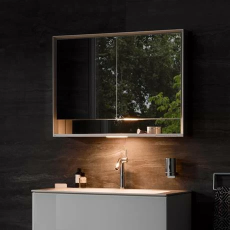 14304171331_D2_460.jpg Keuco Royal Lumos 1000mm LED Illuminated Mirror Cabinet -Bathroom Mirrors Shop 14304171331 D2 460