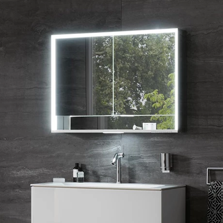 14304171331_P.jpg Keuco Royal Lumos 1000mm LED Illuminated Mirror Cabinet -Bathroom Mirrors Shop 14304171331 P