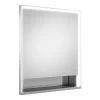 Keuco Royal Lumos Semi-Recessed LED Illuminated Mirror Cabinet