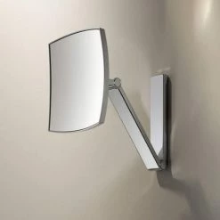Keuco iLook Move Square Non-Illuminated Cosmetic Mirror - Chrome -Bathroom Mirrors Shop 17613010000 D1 460