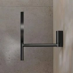 Keuco Plan Wall Mounted Cosmetic Mirror - Black -Bathroom Mirrors Shop 17649370002 D2 460