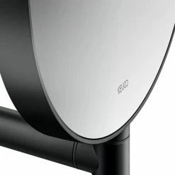 Keuco Plan Wall Mounted Cosmetic Mirror - Black -Bathroom Mirrors Shop 17649370002 D3 460