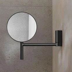 Keuco Plan Wall Mounted Cosmetic Mirror - Black