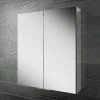 HIB Eris 60 Aluminium Mirror Cabinet - 45200 -Bathroom Mirrors Shop 45200 P