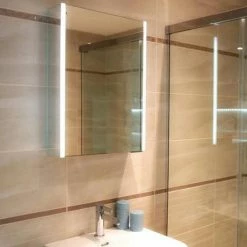 HIB Xenon 50 LED Mirror Cabinet - 46000 -Bathroom Mirrors Shop 46000 D1 460