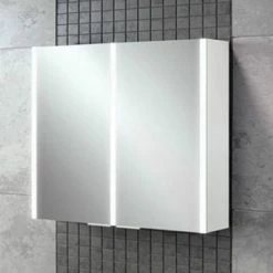 HIB Xenon 80 LED Mirror Cabinet - 46200 -Bathroom Mirrors Shop 46200 D1 460
