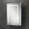 HIB Stratus 50 LED Demisting Aluminium Mirror Cabinet - 46800