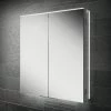 HIB Ether 60 LED Illuminated Aluminium Mirror Cabinet - 50600 -Bathroom Mirrors Shop 50600 P