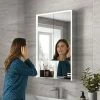 HIB Verve 60 LED Illuminated Mirror Cabinet - 52800 -Bathroom Mirrors Shop 52800 P