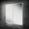 HIB Exos 80 LED Illuminated Mirror Cabinet - 53800 -Bathroom Mirrors Shop 53800 p
