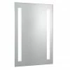 Searchlight Illuminated 2 Light Touch Bathroom Mirror with Shaver Socket - 7450