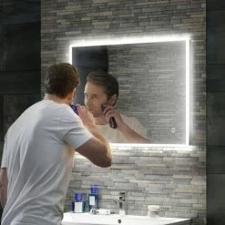 HIB Vega 80 LED Ambient Rectangular Mirror - 78752000 -Bathroom Mirrors Shop 78752000 d3 460