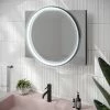 HIB Solas 60 LED Illuminated Mirror (Matt Black Frame) - 79520600