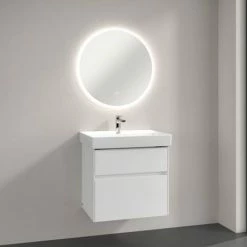 Villeroy and Boch More To See Lite Round LED Mirror -Bathroom Mirrors Shop A4606800 D2 460