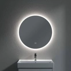 Villeroy and Boch More To See Lite Round LED Mirror -Bathroom Mirrors Shop A4606800 D3 460