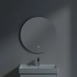Villeroy and Boch More To See Lite Round LED Mirror -Bathroom Mirrors Shop A4606800 D4 460