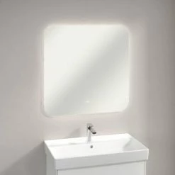 Villeroy and Boch More To See Lite Square LED Mirror -Bathroom Mirrors Shop A4628000 D5 460