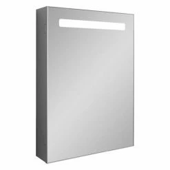 Crosswater Allure 500 x 700mm Illuminated Mirrored Cabinet - AL5070AL -Bathroom Mirrors Shop AL5070AL D5 460