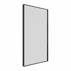 Arezzo Black 1200 x 700mm Rectangular Mirror