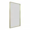 Arezzo Brushed Brass 1200 x 700mm Rectangular Mirror