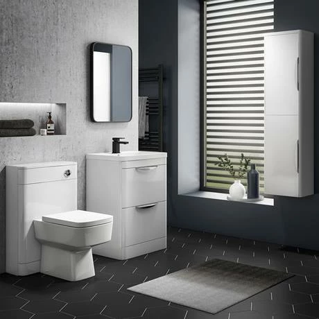 AZ57MB_d2_460.jpg Arezzo Matt Black 700 x 500 Rectangular Mirror -Bathroom Mirrors Shop AZ57MB d2 460
