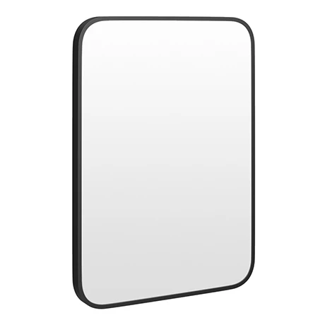 AZ57MB_p.jpg Arezzo Matt Black 700 x 500 Rectangular Mirror -Bathroom Mirrors Shop AZ57MB p