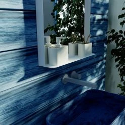 Arezzo Matt White 500 x 750mm Mirror with Shelf 4 Arezzo Matt White 500 x 750mm Mirror with Shelf -Bathroom Mirrors Shop AZ5X75MW D2 460