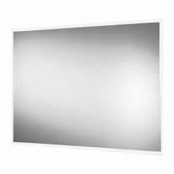 Arezzo 700 x 500mm LED Illuminated Bathroom Mirror with Shaver Socket & Anti-Fog