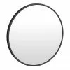 Arezzo Matt Black 600mm Round Mirror 2 Arezzo Matt Black 600mm Round Mirror -Bathroom Mirrors Shop AZ6BRM p