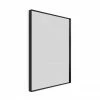 Arezzo Black 600 x 800mm Rectangular Mirror -Bathroom Mirrors Shop AZ6X8RMB P