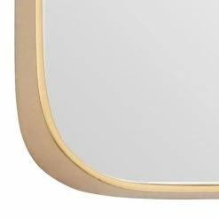 Arezzo Medium 400 x 400 Gold Frame Square Wall Mirror -Bathroom Mirrors Shop AZM842 d2 460