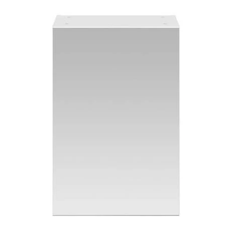 B45MGW_d1_460.jpg Brooklyn 450mm Gloss White Bathroom Mirror Unit -Bathroom Mirrors Shop B45MGW d1 460
