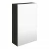 Brooklyn 450mm Black Bathroom Mirror Unit