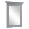 Bayswater Plummett Grey 600mm Flat Mirror