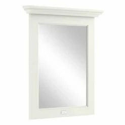 Bayswater Pointing White 600mm Flat Mirror