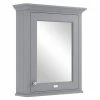 Bayswater Plummett Grey 600mm Mirror Wall Cabinet -Bathroom Mirrors Shop BAYF128 P