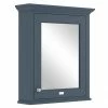 Bayswater Stiffkey Blue 600mm Mirror Wall Cabinet
