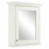 Bayswater Pointing White 600mm Mirror Wall Cabinet