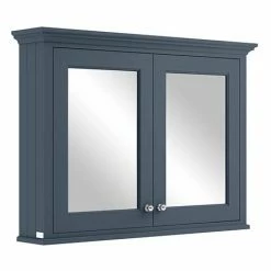 Bayswater Stiffkey Blue 1050mm Mirror Wall Cabinet
