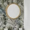 EcoDelux 600mm Bamboo Frame Round Mirror -Bathroom Mirrors Shop BMB60MIR P1