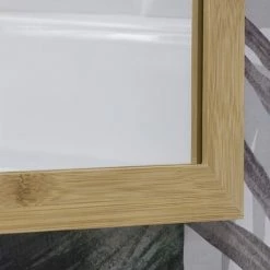 EcoDelux 600 x 800mm Bamboo Frame Rectangular Mirror 5 EcoDelux 600 x 800mm Bamboo Frame Rectangular Mirror -Bathroom Mirrors Shop BMB68MIR D3 460