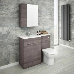 Bathroom Mirrors Shop -Bathroom Mirrors Shop Brooklyn Bathroom Mirror Fascia Cabinet Grey Avola 600mm d1 460