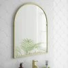 Chatsworth Traditional 673 x 490mm Arched Mirror - Brushed Brass 1 Chatsworth Traditional 673 x 490mm Arched Mirror - Brushed Brass -Bathroom Mirrors Shop CHTBBM lrg01b 670