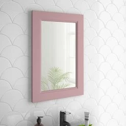 Chatsworth Mirror (600 x 400mm - Dusky Pink)