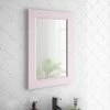 Chatsworth Mirror (600 x 400mm - Pink) 2 Chatsworth Mirror (600 x 400mm - Pink) -Bathroom Mirrors Shop CHTPNMIR p