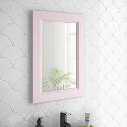 Chatsworth Mirror (600 x 400mm - Pink)
