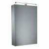 Tavistock Conduct Single Door Mirror Cabinet with LED Light -Bathroom Mirrors Shop CO44AL P