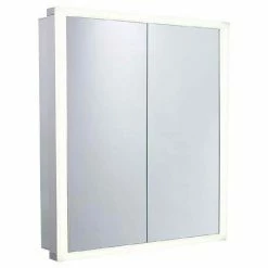 Roper Rhodes Contrast Double Door Illuminated Mirror Cabinet - CTC065